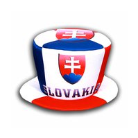 Fan klobúk Slovakia trikolora